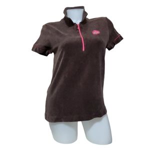 Lacoste Sport Women Polo Shirt brown Small